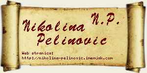 Nikolina Pelinović vizit kartica